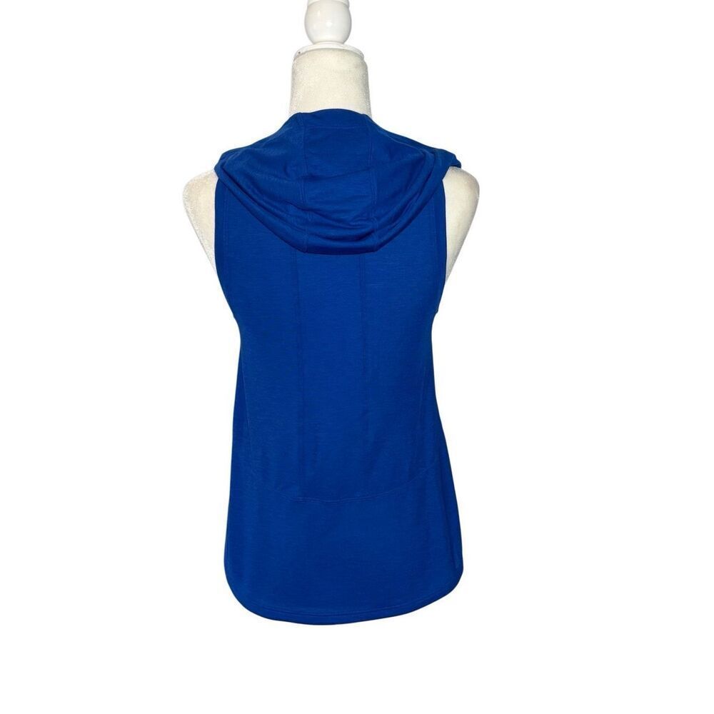 Under Armour Breathe sleeveless hoodie in royal blue - XS - Picture 4 of 8